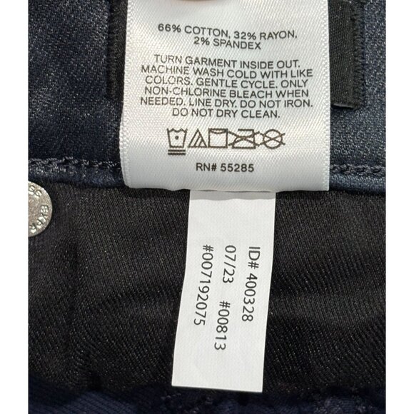 Express Womens Skinny High Rise Jeans 4R Cotton/Rayon/Spandex Blend Navy - Picture 5 of 11